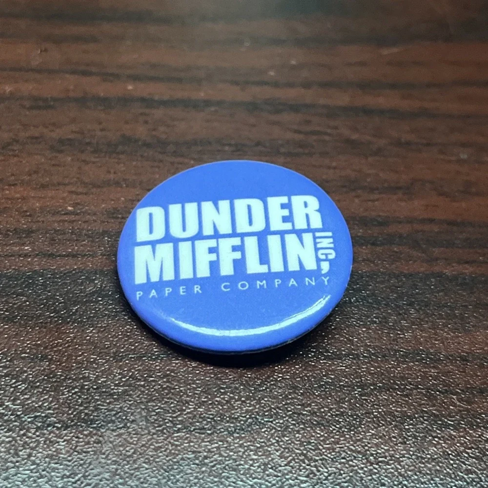 The Office Dunder Mifflin‎ Paper Company  Button Pin